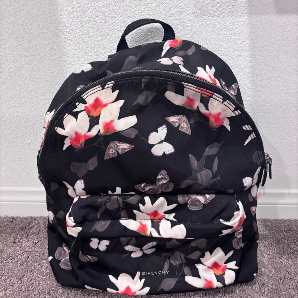 Givenchy Floral Black Backpack